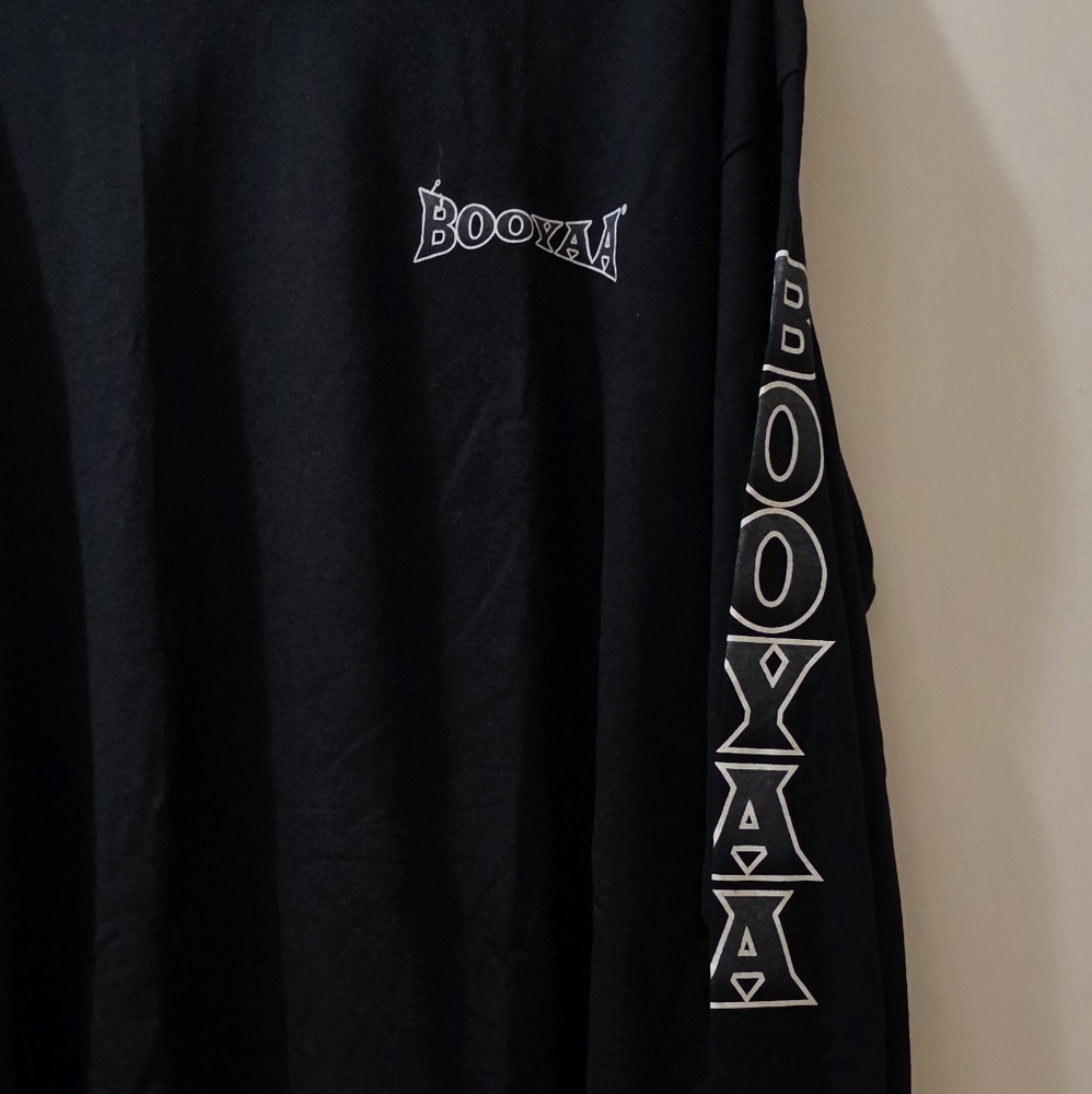 Men's BOOYAA Black Long-Sleeved T-shirt - Picture 5 of 8